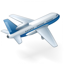256x256 Iconexperience V Collection Airplane Icon