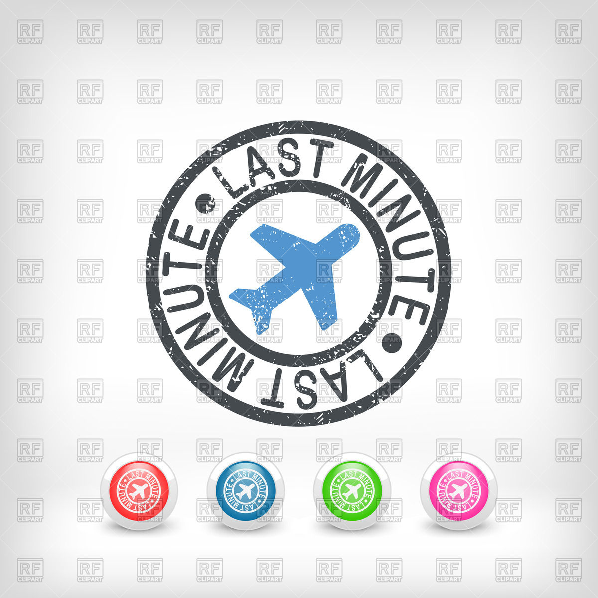 1200x1200 Stamp Of Grunge Label Last Minute Airline Offer