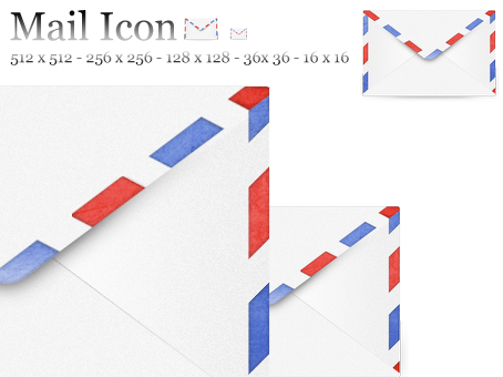 454x340 Airmail Icon