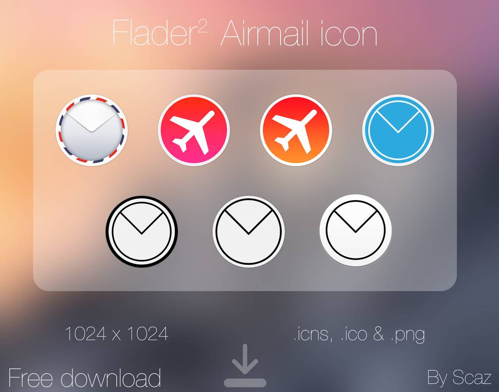 1008x793 Flader Airmail Icon App