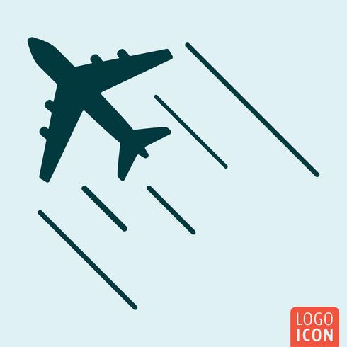 490x490 Airplane Icon Isolated