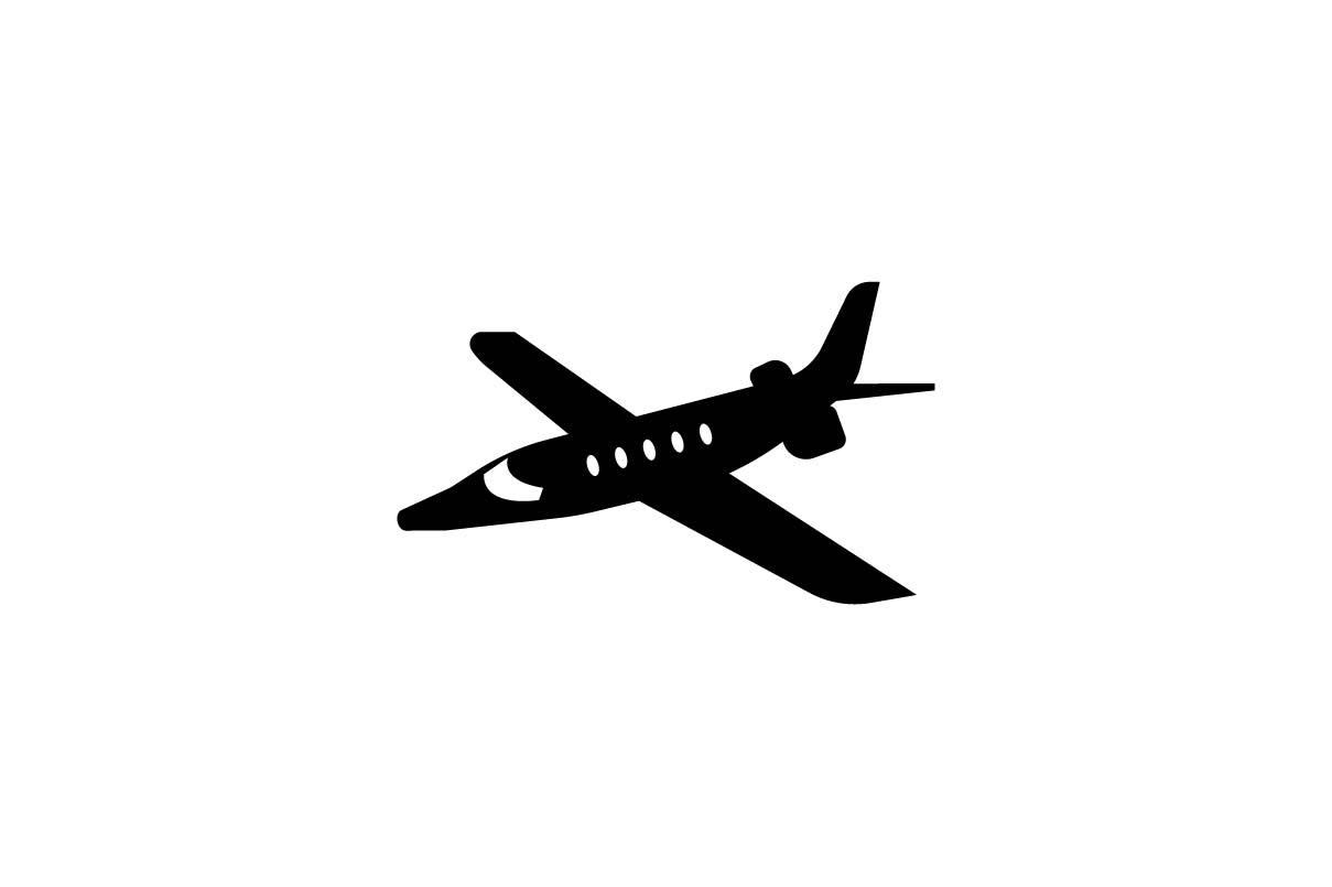 1209x805 Airplane Icon Vector Graphic