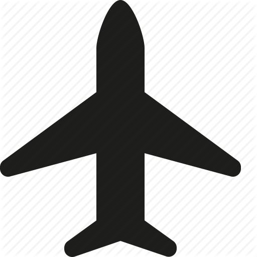 512x512 Airplane, Transportation Icon