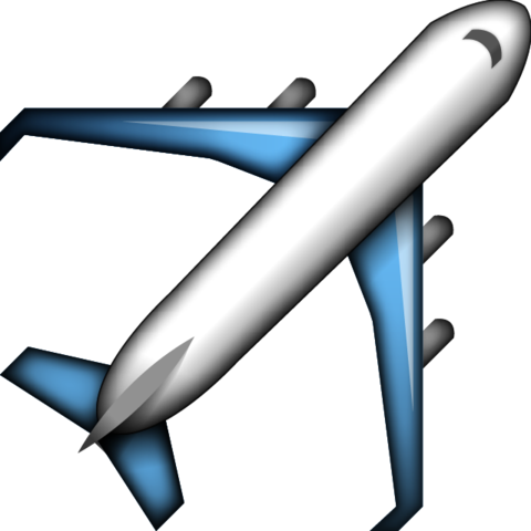 480x480 Download Airplane Emoji Icon Emoji Island
