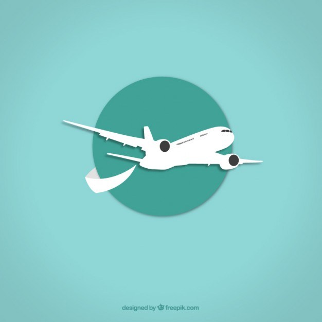 626x626 Airplane Icon Free Vector