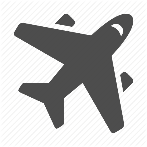 512x512 Airplane, Airport, Plane, Transportation, Travel Icon