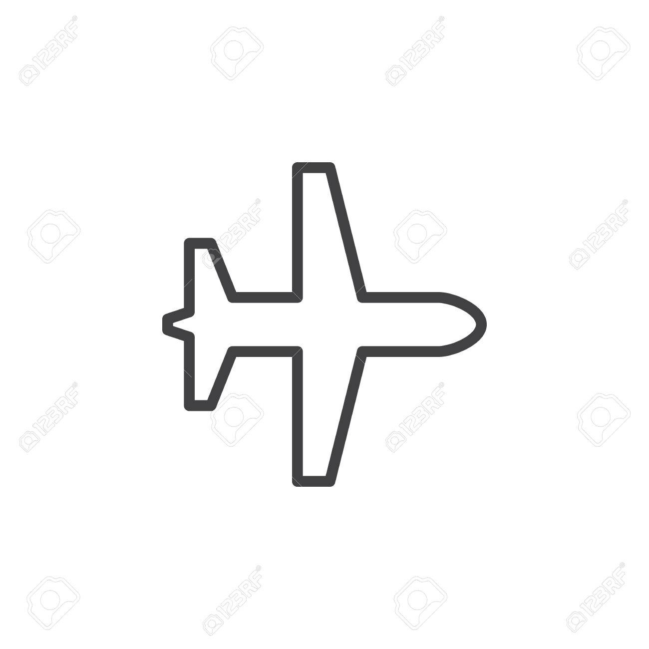 1300x1300 Airplane Icon Text