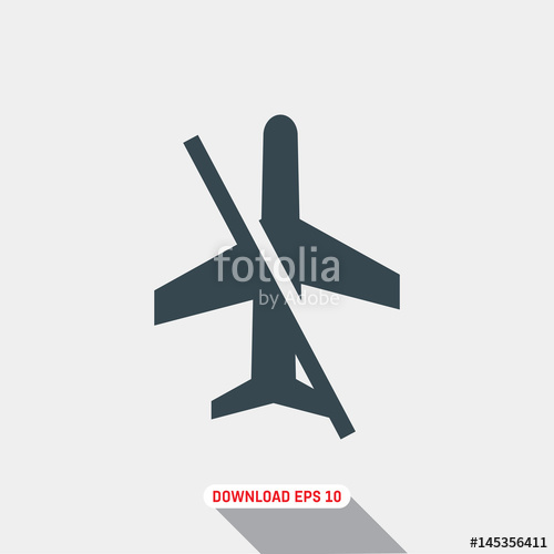 500x500 Airplane Mode Icon, Vector Stock Image And Royalty Free Vector