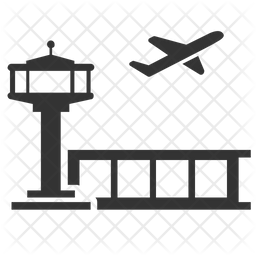 256x256 Airport Icon Of Glyph Style