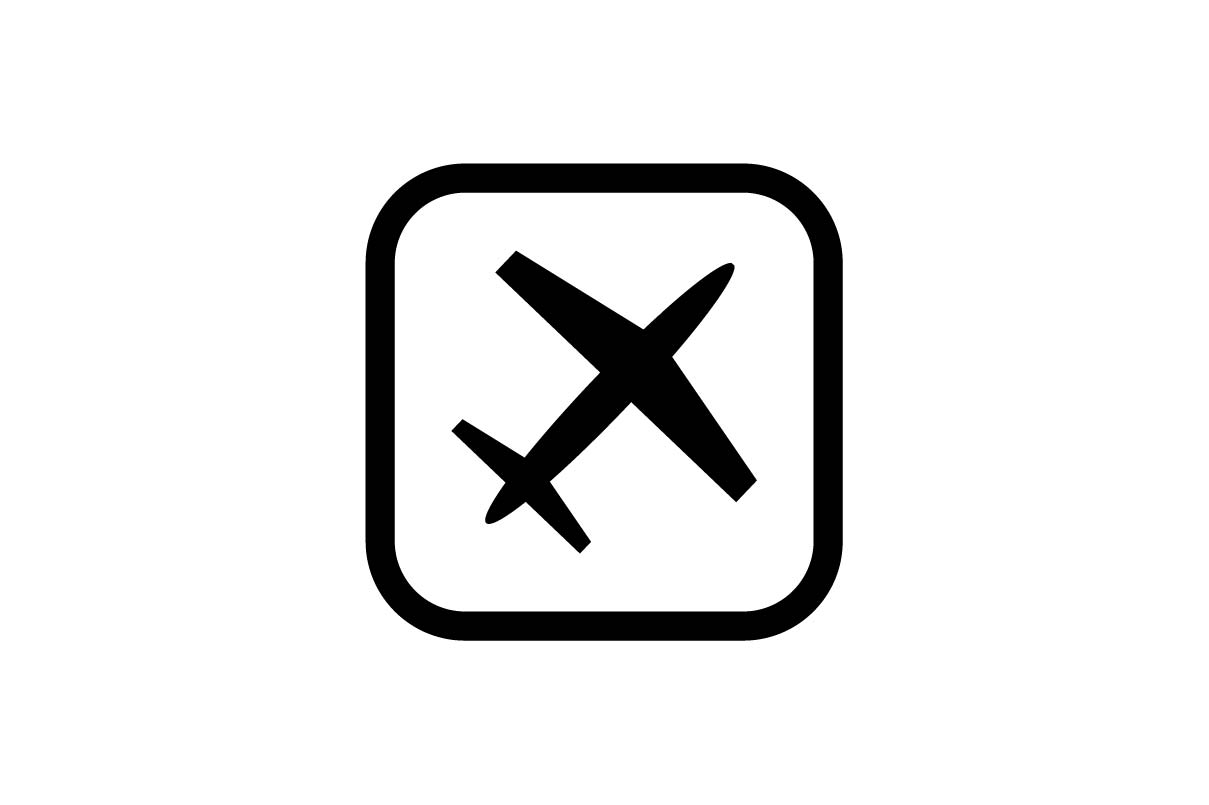 1209x805 Airport Monochrome Icon Graphic