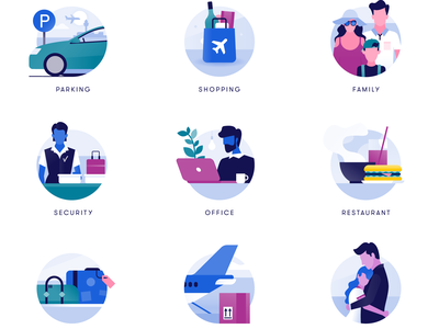 400x300 Sjoerd Verbeek Projects Schiphol Airport Icon Design Dribbble