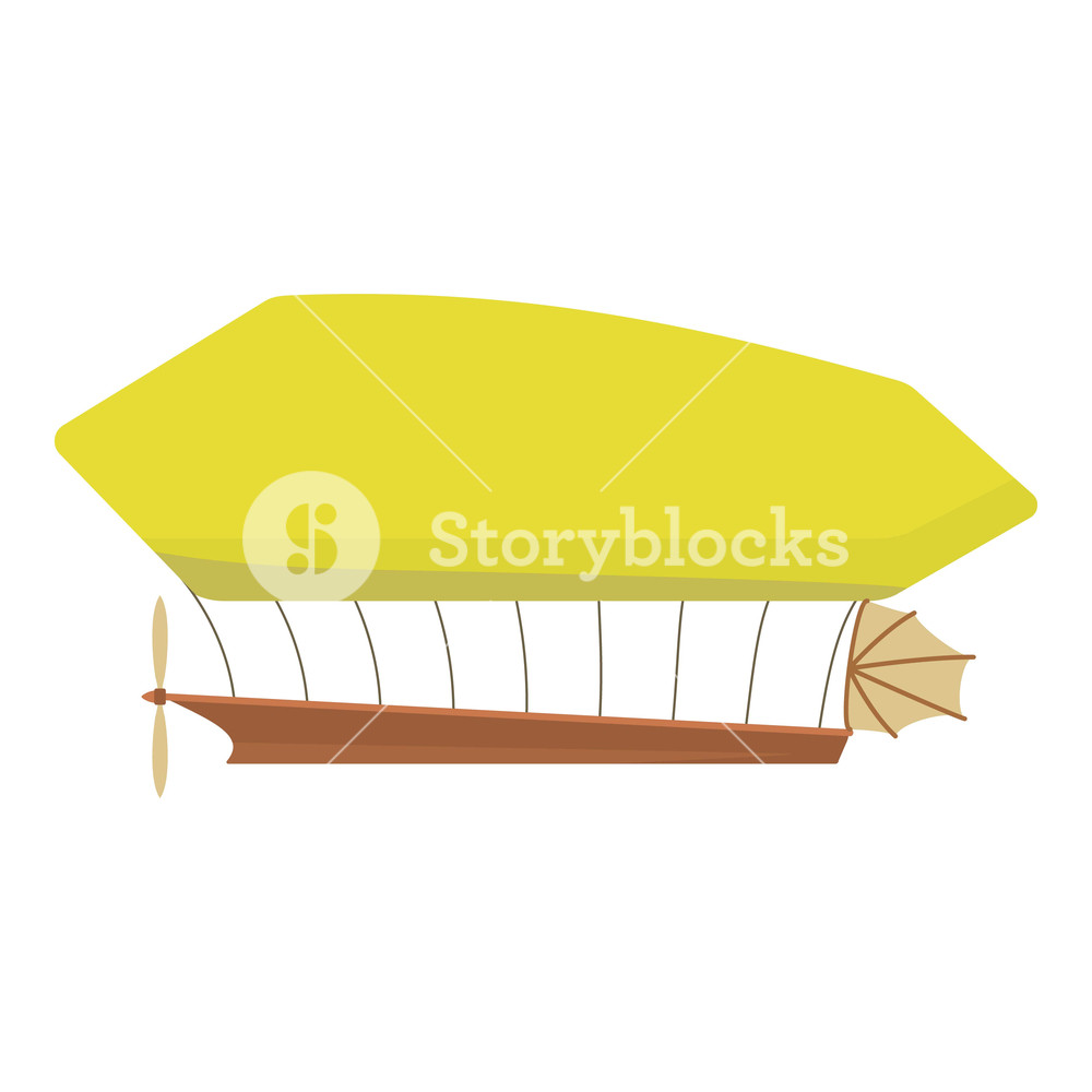 1000x1000 Airship Icon Cartoon Illustration Of Airship Vector Icon For Web