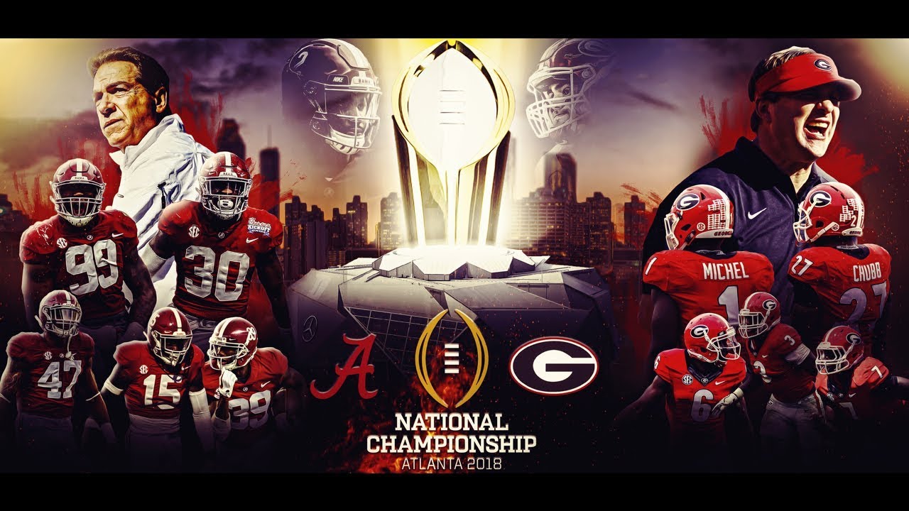1280x720 Alabama Vs Georgia Hype Icon National Championship Game