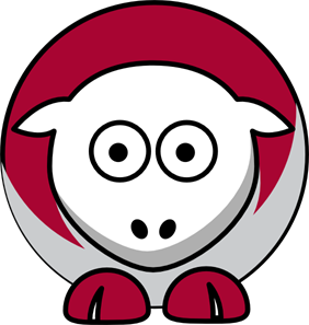 282x297 Sheep Alabama Crimson Tide Team Colors