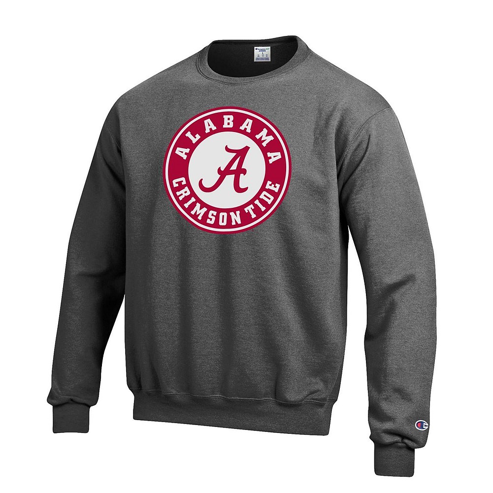 Alabama Crimson Tide Crewneck Sweatshirt Icon Charcoal 1001x1001 Alabama Crimson Tide Crewneck Sweatshirt Icon Charcoal