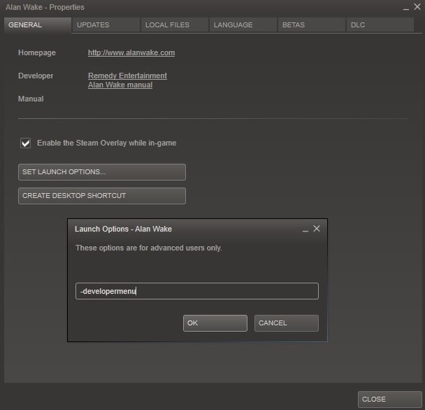 608x586 Alan Wake Cheats