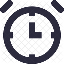 256x256 Alarm Clock Icon Of Line Style