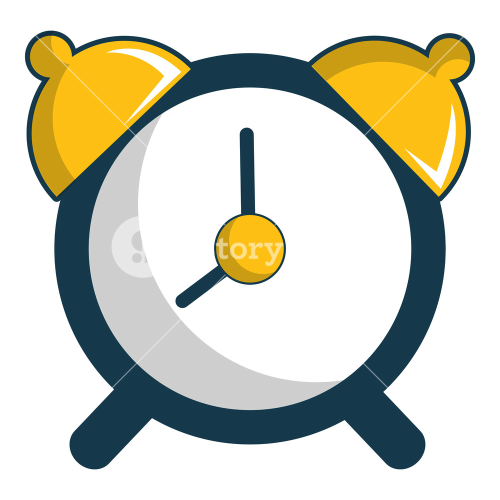 1000x1000 Alarm Clock Icon Cartoon Illustration Of Alarm Clock Vector Icon