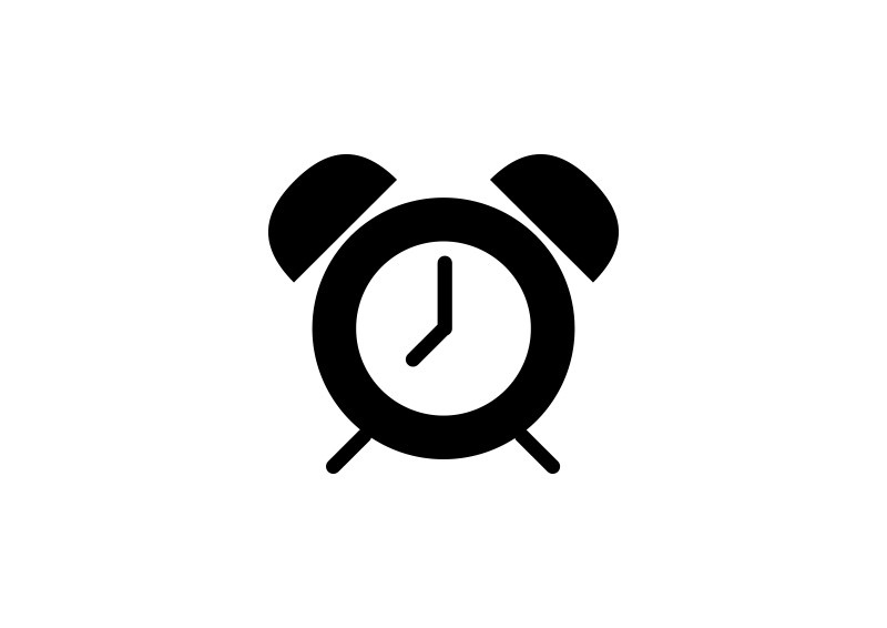 800x566 Simple Alarm Clock Icon