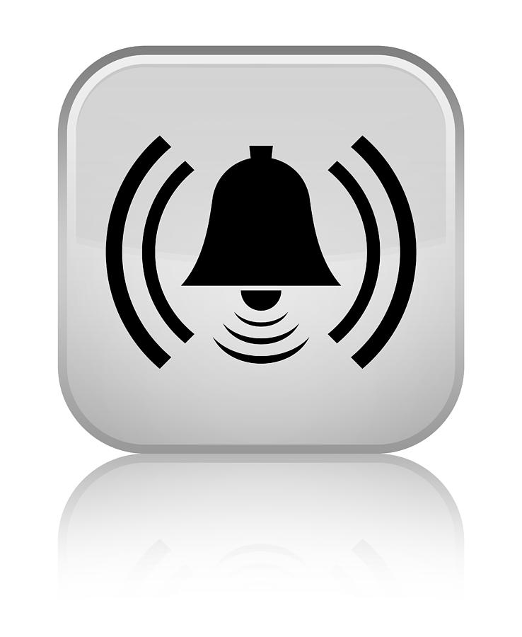 738x900 Alarm Icon Special White Square Button Drawing