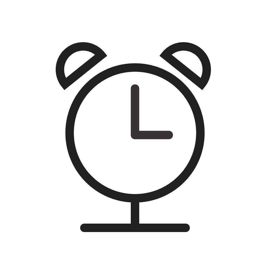 1024x1024 Alarm Clock Line Icon