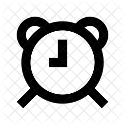 256x256 Alarm Clock Icon Of Line Style