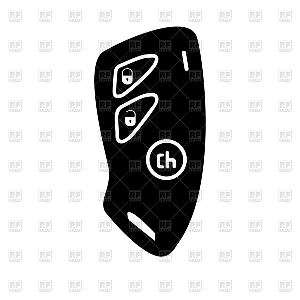 1200x1200 Black Icon Of Car Key