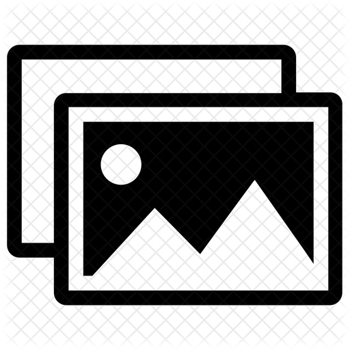 512x512 Photo Album Icon Of Glyph Style