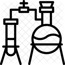 256x256 Alchemy Icon Of Line Style