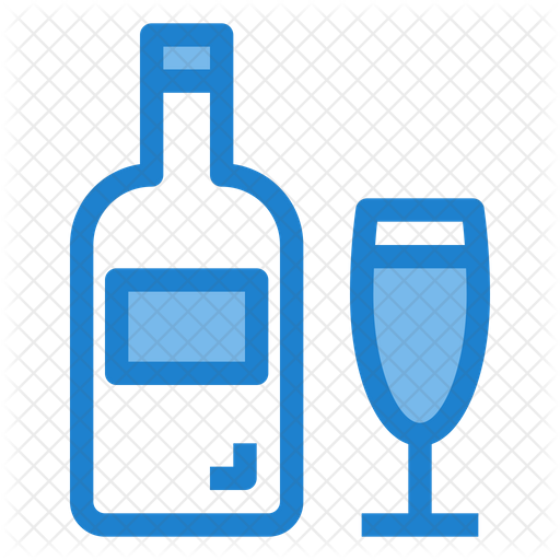 512x512 Alcohol Icon Of Colored Outline Style