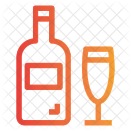 256x256 Alcohol Icon Of Gradient Style