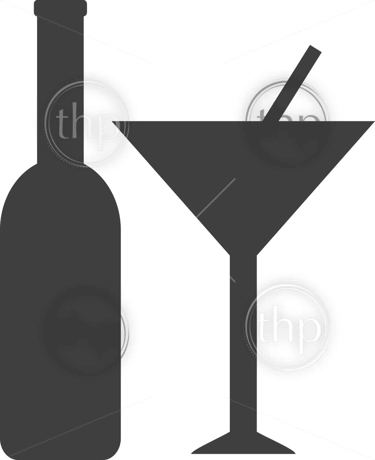 1198x1468 Alcohol Icon In Simple Vector Style Vector