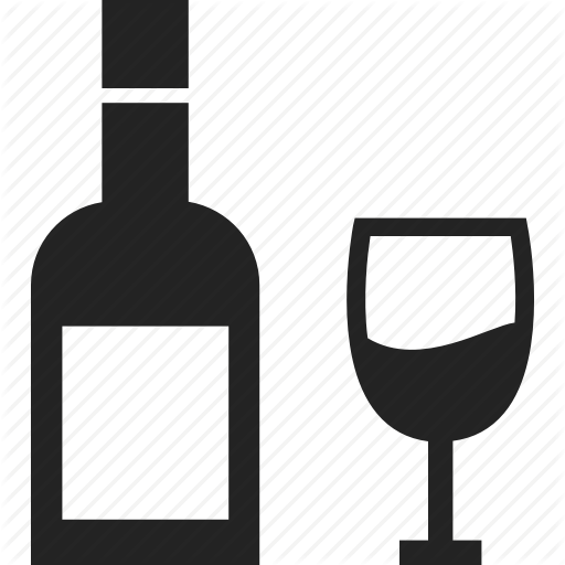 512x512 Alcohol, Beverage, Bottle, Drink, Drug, Glass, Wine Icon
