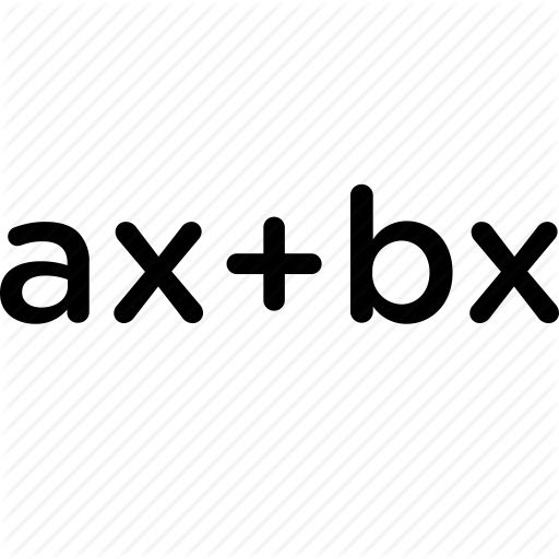 512x512 Algebraic, Expressions, Simplification Of Algebraic Expressions Icon