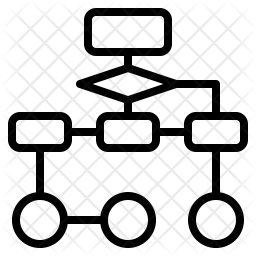 256x256 Algorithm Icon Of Line Style