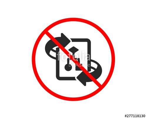 500x405 No Or Stop Technical Algorithm Icon Project Documentation Sign