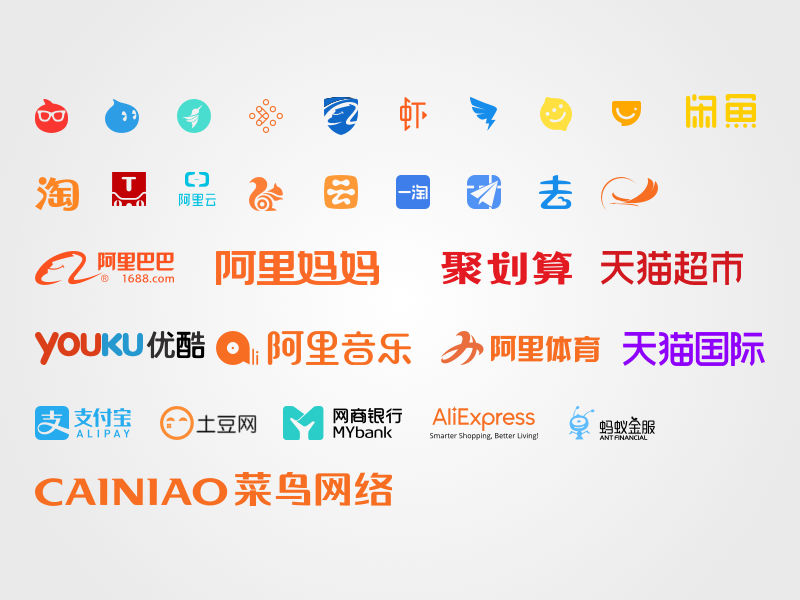 800x600 Alibaba Group Product Logos Sketch Freebie