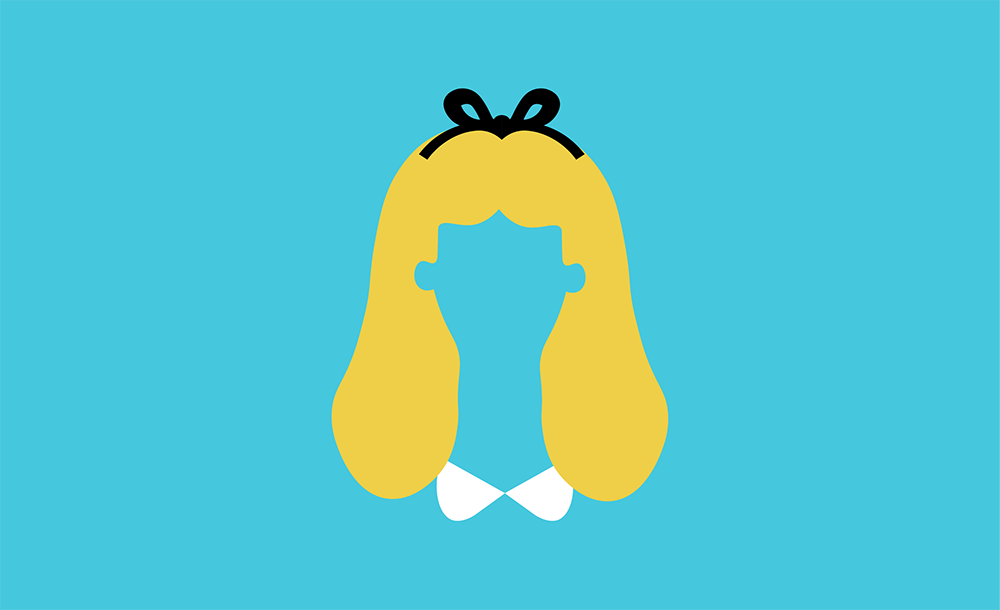 1000x610 Alice In Wonderland Flat Icon Set On Behance