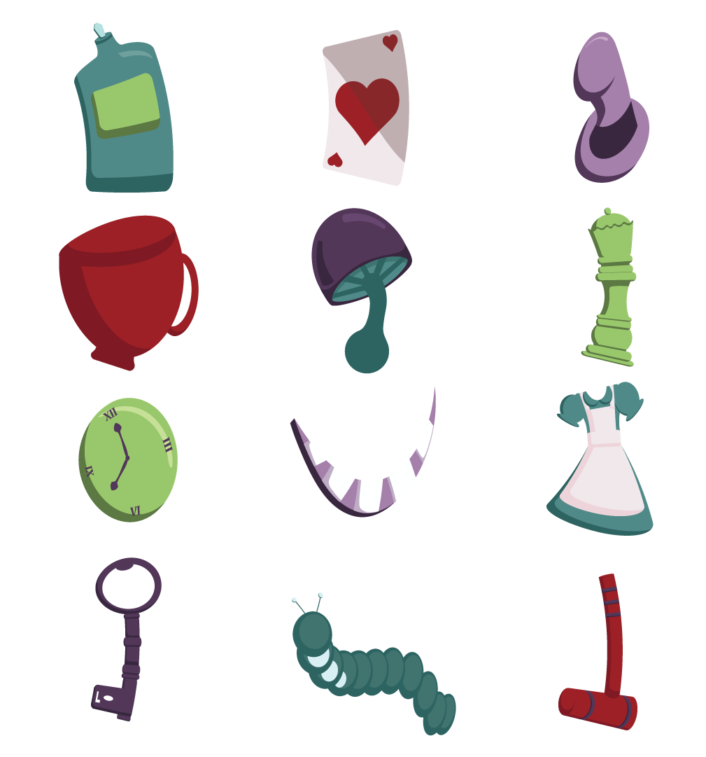 1009x1081 Alice In Wonderland Icons