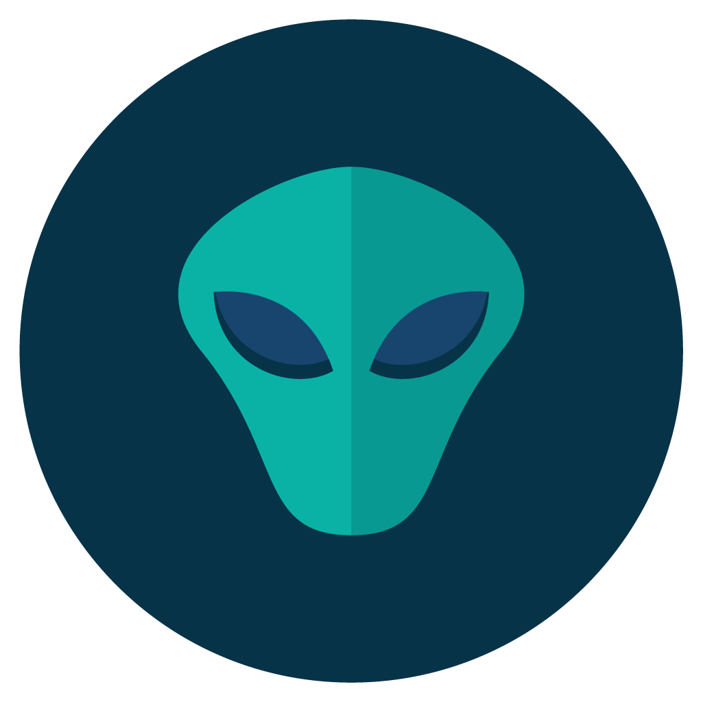 1025x1024 Alien Icon Vector Free Download