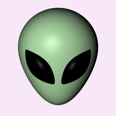 400x400 Alien Head Icon