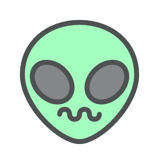 512x512 Alien, Confused Icon Free Of Space Icons