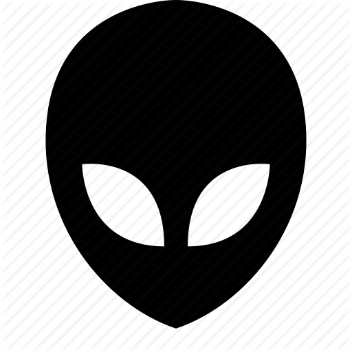 512x512 Alien, Face Icon