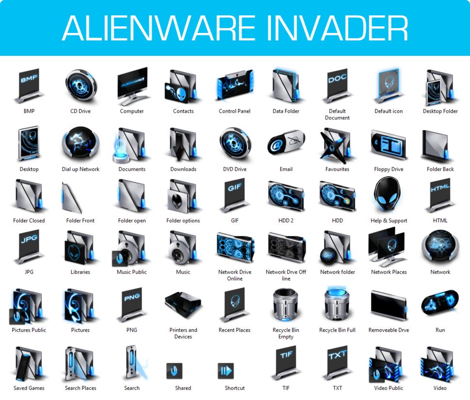 alienware windows icon pack