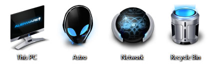 430x130 Alienware Theme For Windows