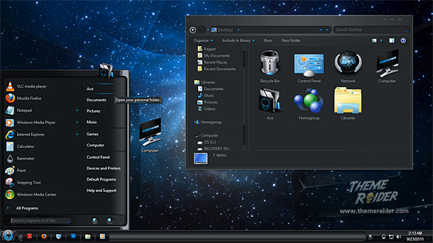 610x343 Alienware Theme For Windows