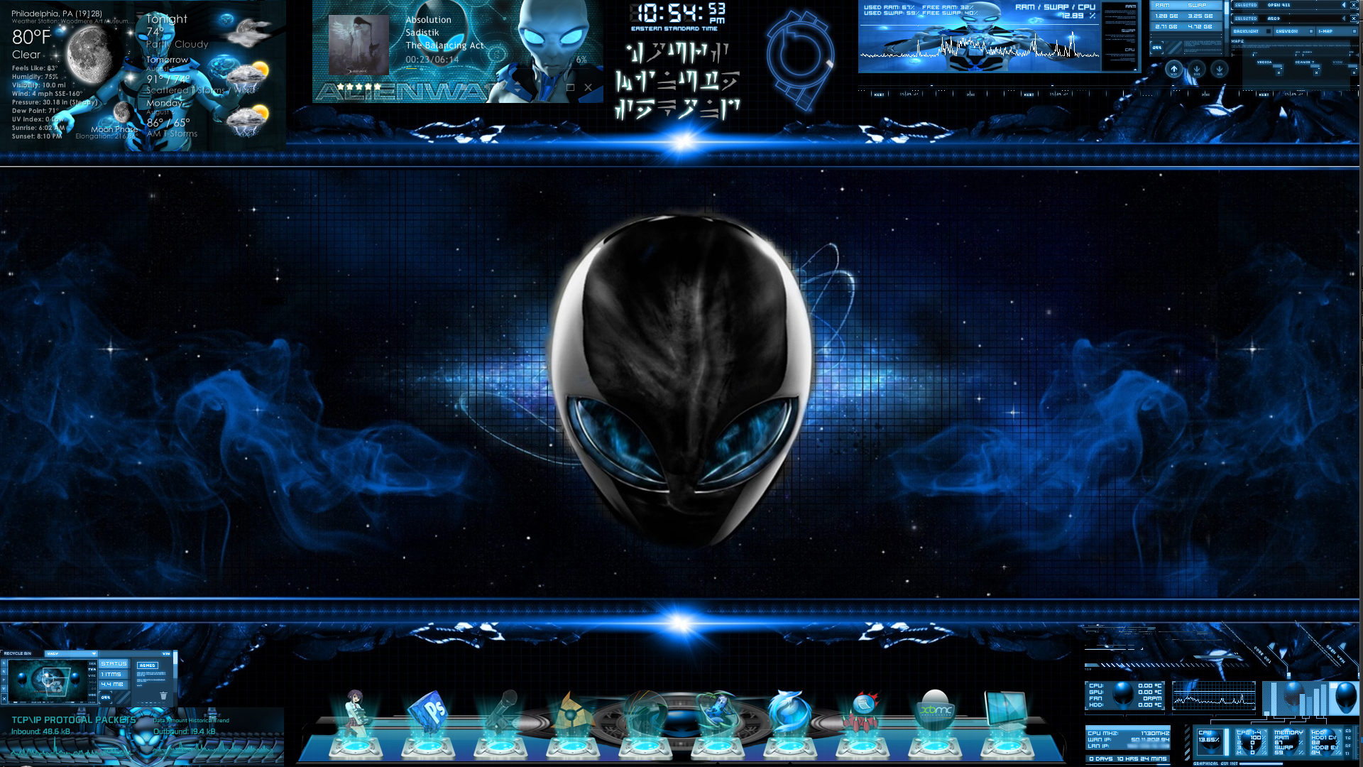 1920x1080 Free Download Alienware Desktop