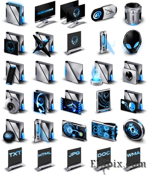 alienware eclipse icon pack blue free download mediafire