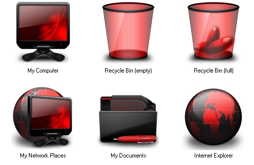 510x332 Red Icons For Windows Images