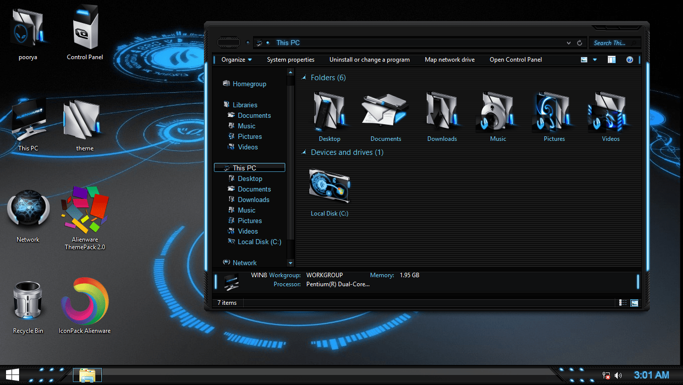1360x768 Alienware Themepack Theme Pack